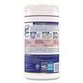 Cleaning & Janitorial Supplies | LYSOL Brand 19200-77182 7 in. x 7.25 in. 1-Ply Disinfecting Wipes - Lemon and Lime Blossom, White (80 Wipes/Canister) image number 4