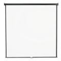  | Quartet 684S Wall or Ceiling 84 in. x 84 in. Matte Surface High-Resolution Projection Screen - White/Black image number 0