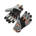 Work Gloves | Ergodyne 17046 ProFlex 710 Heavy-Duty Mechanics Gloves Gray 2X-Large Pair image number 0
