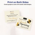 Office Jansan | Avery 05919 80 lbs. 4.25 in. x 5.5 in. Printable Postcards for Inkjet/Laser Printers - Matte Ivory (100 Cards, 4 Cards/Sheet, 25 Sheets/Pack) image number 2