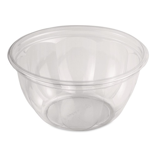 Bowls and Plates | World Centric SB-CS-16 5.4 in. Diameter x 2.7 in. Height 16 oz. Plastic Salad Bowls - Clear (450/Carton) image number 0