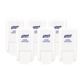 Hand Sanitizers | PURELL 4121-06 1000 ml 5.14 in. x 3.83 in. x 10 in. CS2 Hand Sanitizer Dispenser - White (6/Carton) image number 0