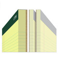  | TOPS 63376 Double Docket 100 Sheet 8.5 in. x 11.75 in. Narrow Rule Pads - Canary Yellow (6/Pack) image number 1