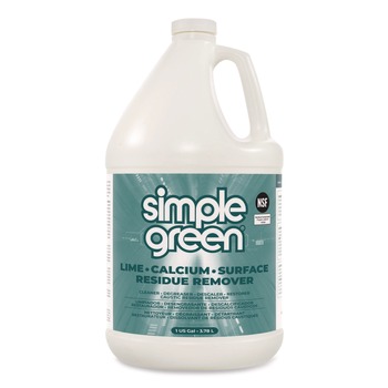 Simple Green Lime Calcium Surface Residue Remover, 1 gal Bottle, 6/Carton