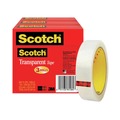 Tapes & Adhesives | Scotch 600-72-3PK 1 in. x 72 yds 3 in. Core Tape - Transparent (3/Pack) image number 3