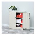 | Alera CM4218PY 36 in. x 42 in. x 18 in. Assembled Storage Cabinet with Adjustable Shelves - Putty image number 6