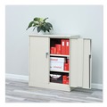  | Alera CM4218PY 36 in. x 18 in. x 42 in. Assembled Storage Cabinet with Adjustable Shelves - Putty image number 6