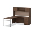Office Desks & Workstations | HON HLPLDH72.LSE1 72 in. W x 14 in. D x 39.75 in. H 3 Compartments Mod Desk Hutch - Sepia Walnut image number 2
