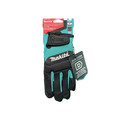 Makita T-04210 Genuine Leather-Palm Performance Gloves - Medium image number 2