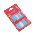 Office Jansan | Universal UNV99002 Page Flags - Blue (50 Flags/Dispenser, 2 Dispensers/Pack) image number 1