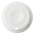 Cutlery | Dart 12EL 12 oz. Cappuccino Dome Sipper Lids - White (1000/Carton) image number 2
