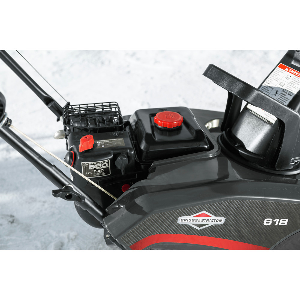 Briggs & Stratton SingleStage 618 18 in. Gas Snow Blower with Recoil Start