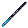 Highlighters | Tombow Mono 56413 Chisel/Bullet Tip Highlighters - Skyblue Barrel/Skyblue Ink (10/Box) image number 5