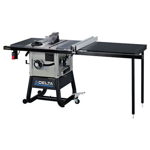 Table Saws | Delta 36-5052 15 Amp 10 in. Contractor Table Saw with 52 in. RH Rip & Steel Wings image number 0
