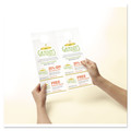 Office Jansan | Avery 16150 4.25 in. x 11 in. 65 lbs. Cover Weight 97 Bright Door Hanger with Tear-Away Cards - White (80/Pack) image number 3