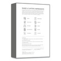 Office Jansan | Southworth 984C 24 lbs. Bond Weight 8.5 in. x 11 in. Parchment Specialty Paper - Ivory (1/Box) image number 1