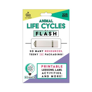 Carson-Dellosa 225 Pages Grades K to 3 (Ages 5 to 8) In a Flash USB - Animal Lifestyles