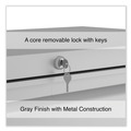  | Alera 25498 36 in. x 18.63 in. x 67.63 in. 5 Lateral File Drawer - Legal/Letter/A4/A5 Size - Light Gray image number 5