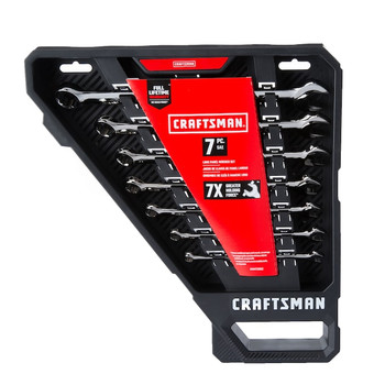 Craftsman CMMT12062L 12-Point Standard SAE Standard Combination Wrench Set (7-Piece)