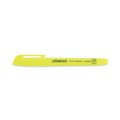 Office Jansan | Universal UNV08856 Chisel Tip Pocket Highlighter Value Pack - Yellow (36/Pack) image number 2