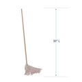 Mops | Boardwalk BWKCD50016S 16 oz. Cotton Head Deck Mop with 50 in. Wood Handle (12/Carton) image number 5