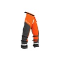 Just Launched | Husqvarna 587160704 36 in. to 38 in. Technical Apron Wrap Chainsaw Chaps - Orange image number 0