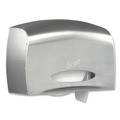 Cleaning & Janitorial Supplies | Scott 09601 14.38 in. x 6 x 9.75 in. EZ Load Pro Coreless Jumbo Roll Tissue Dispenser - Stainless Steel image number 0