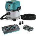 Dust Collectors | Makita GCV04PMX 40V MAX XGT Brushless Lithium-Ion Cordless 4 Gallon HEPA Filter AWS Capable Dry Dust Extractor Kit (4.0Ah) image number 0