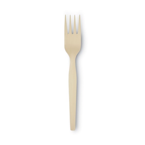 Just Launched | Dixie SSF11B SmartStock 6.5 in. Plastic Cutlery Refill Forks - Beige (40-Piece/Pack 24 Packs/Carton) image number 0