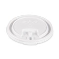 Cups and Lids | SOLO LB3101-00007 Lift Back and Lock Tab Lids for 10 oz. Cups - White (1000/Carton) image number 0