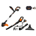 Outdoor Power Combo Kits | Worx WG924.1 32V Max 2-Piece Lithium-Ion String Trimmer & Leaf Blower Combo Kit image number 0