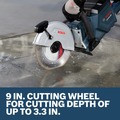Chop Saws | Factory Reconditioned Bosch GCS18V-230N-RT 18V Lithium-Ion Brushless 9 in. Cordless Cutoff Saw (Tool Only) image number 3