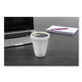 Cutlery | Dart 12J16 J Cup 12 oz. Insulated Foam Cups - White (1000/Carton) image number 6