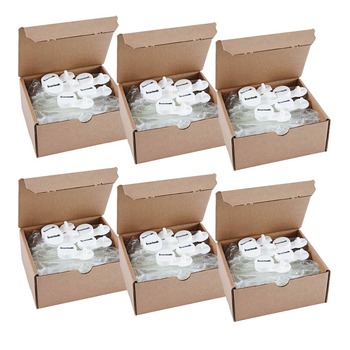 Boardwalk Curve Solid Air Freshener - Mango Fragrance, Clear (10/Box, 6 Boxes/Carton)