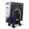 Office Carts & Stands | Kantek CS270B 12 in. x 12 in. x 18 in. Deluxe Mobile CPU Stand - Black image number 1