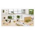 Office Furniture & Lighting | Alba DDEXPO8WBC 22.8 x 19.69 x 36.61 Literature Floor Display Rack - White/Woodgrain image number 4