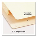 Office Jansan | Smead 75124 3.5 in. Expansion Letter Size End Tab File Pockets - Manila (25/Box) image number 4