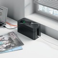 Office Cable Management | Durable 503537 CAVOLINE 9.6 in. x 4.96 in. x 4.56 in. Cable Management Box - Small, Charcoal image number 4