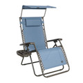 Outdoor Living | Bliss Hammock GFC-436WDB 360 lbs. Capacity 30 in. Zero Gravity Chair with Adjustable Sun-Shade - X-Large, Denim Blue image number 2