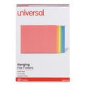 Mothers Day Sale! Save an Extra 10% off your order | Universal UNV14121EE 1/5-Cut Tab Deluxe Bright Color Hanging File Folders - Letter Size, Assorted (25/Box) image number 3