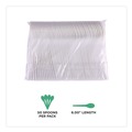 Cutlery | Eco-Products EP-S014 Plantware Compostable Heavyweight Plastic Soup Spoon - White (1000/Carton) image number 8
