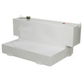 Liquid Transfer Tanks | JOBOX 498000 98 Gallon Short-Bed L-Shaped Steel Liquid Transfer Tank - White image number 1