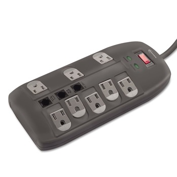 SURGE PROTECTORS | Innovera IVR71656 2160 Joules 8 Outlets, 6 ft. Cord, Surge Protector - Black