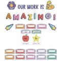 Office Jansan | Carson-Dellosa 110558 45-Piece 7.9 in. x 15 in. We Stick Together Our Work Is Amazing Work Display Bulletin Board Set - Multicolor image number 0