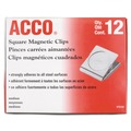  | ACCO A7072132A Magnetic Clips with 1 in. Capacity - Silver (12/Pack) image number 2