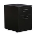  | Alera ALEPABFBL 14.96 in. x 19.29 in. x 21.65 in. 2-Drawers Box/Legal/Letter Left/Right File Pedestal - Black image number 0