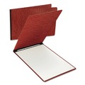 Office Jansan | Oxford 13234EE 3 in. Capacity 2-Prong Fastener Pressboard Report Cover with Reinforced Side Hinge - X-Large, Red image number 1