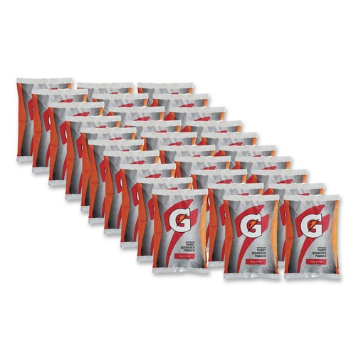 Beverages & Drink Mixes | Gatorade QUA33691 G2 Low-Calorie 21 oz. Powder Drink Mix Pouches - Fruit Punch (Carton of 32 Each) image number 0