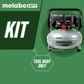 Portable Air Compressors | Factory Reconditioned Metabo HPT EC914SMR THE TANK 1.3 HP 6 Gallon Portable Pancake Air Compressor image number 1