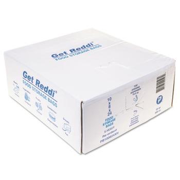 PRODUCTS | Inteplast Group PB100824XH 22 qt. 10 in. x 24 in. 1.2 mil. Food Bags - Clear (500/Carton)